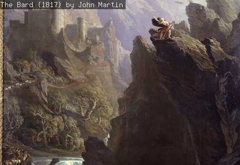 'The Bard' (1817) by John Martin