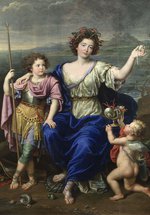  Pierre Mignard, 'The Marquise de Seignelay', 1691 (detail)