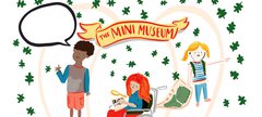 A drawing of three girls with the words 'The Mini Museum' 
