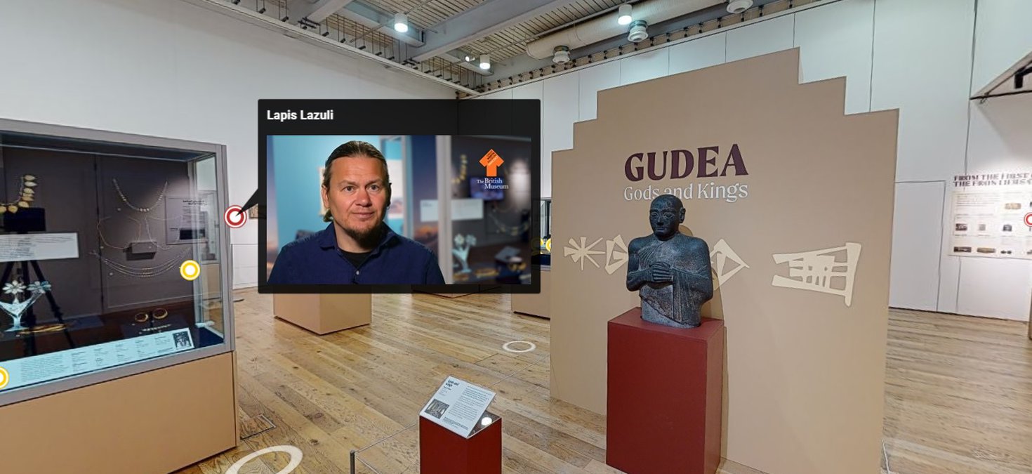 Screenshot of a museum virtual tour