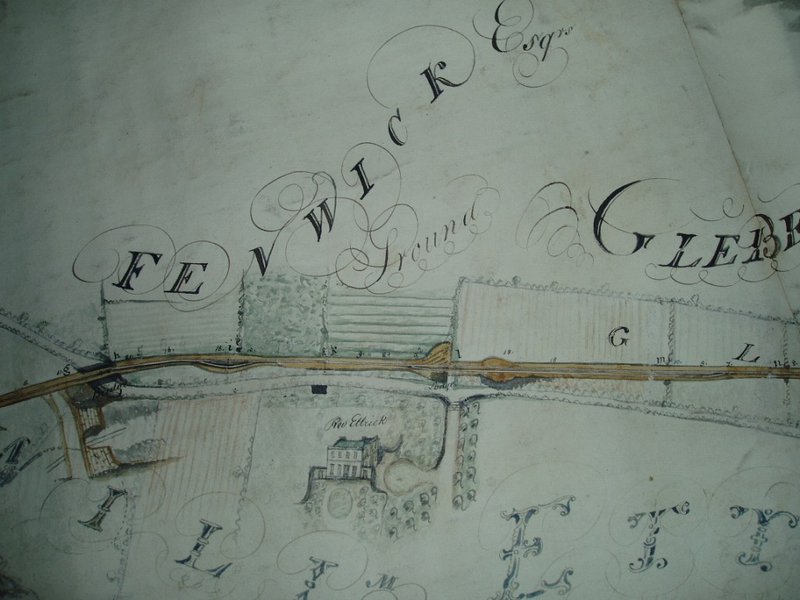 The Wagonway near today's Chester Road Kayll Road Junction