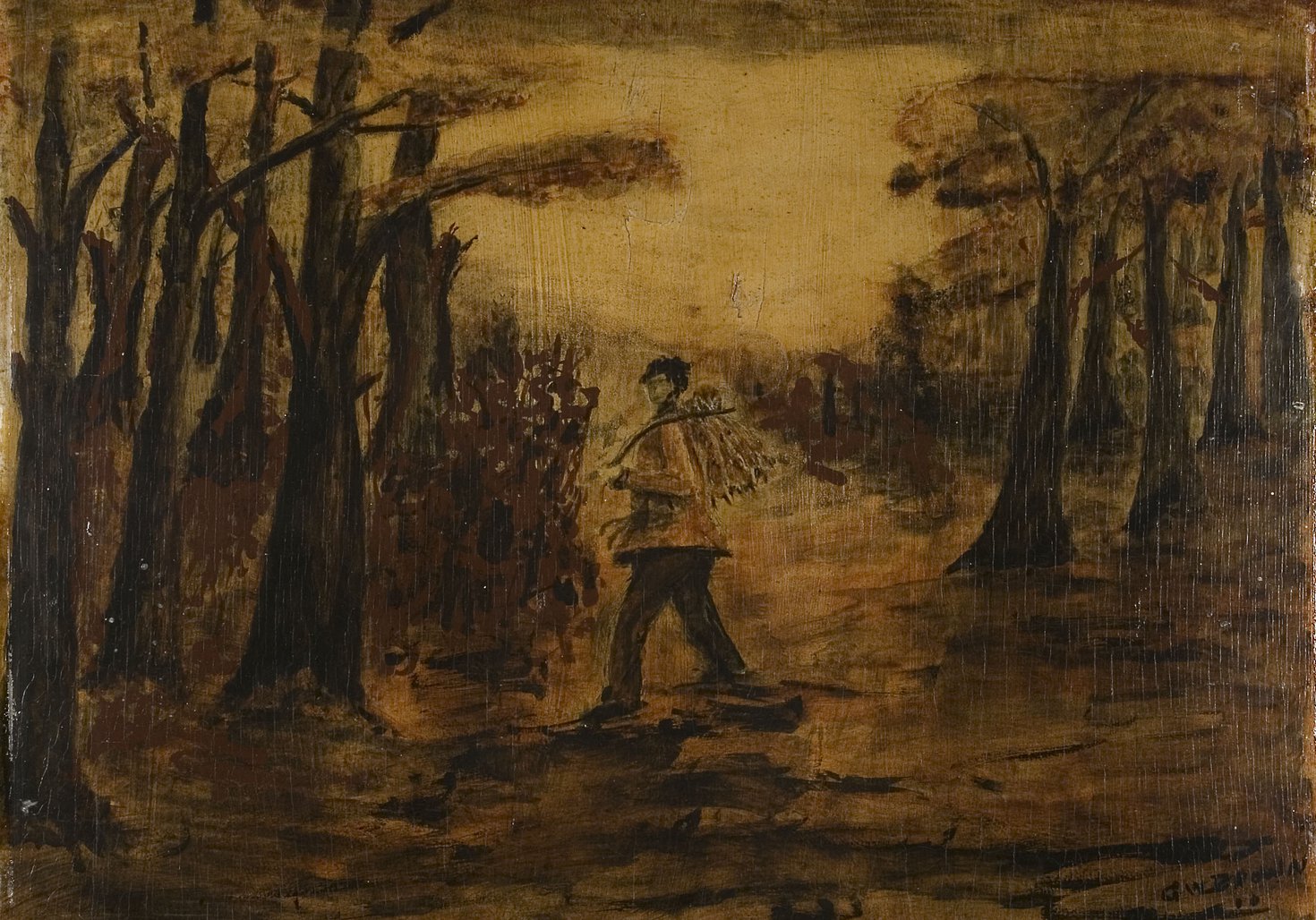 The Poacher at Dawn, George Brown