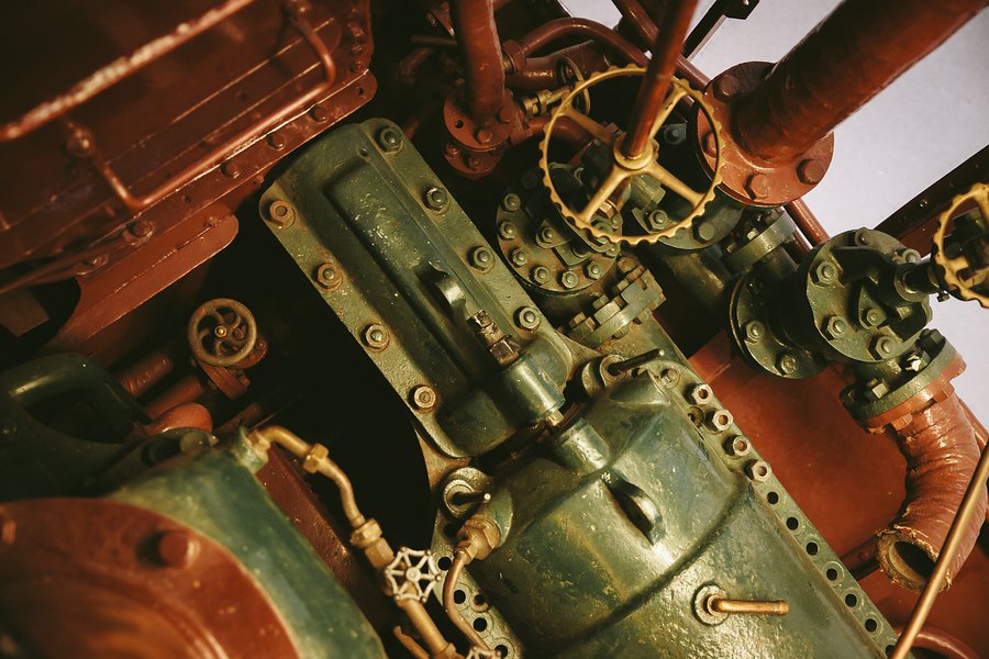 Turbinia mechanism close up