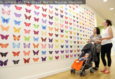 Visitors at the Great North Museum: Hancock 