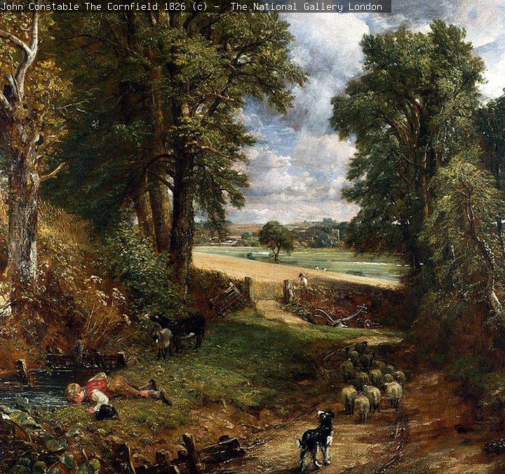 John Constable, The Cornfield, 1826 © The National Gallery, London 
