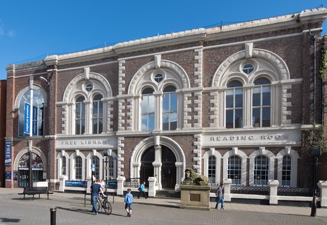 South Shields Museum building captured from highstreet