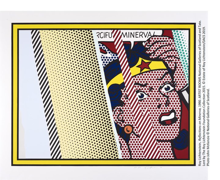 Reflections on Minerva, Roy Lichtenstein