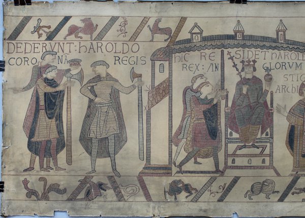 Victorian facsimile of the Bayeux Tapestry. Society of Antiquaries of Newcastle.
