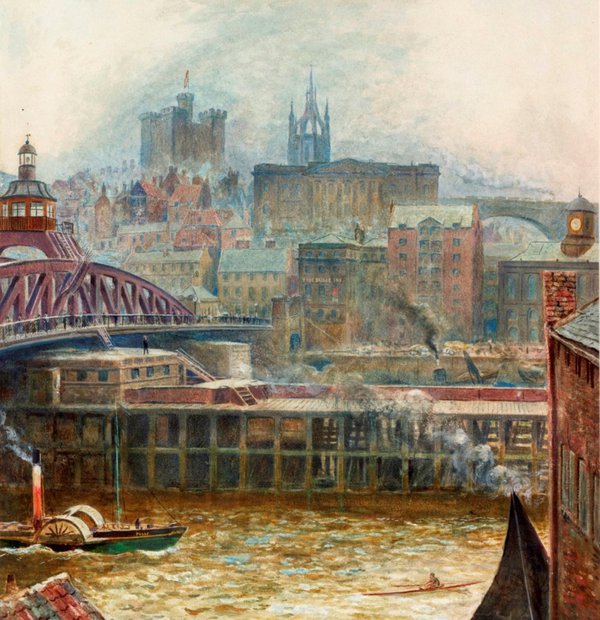 TM Hemy’s watercolour view of 1881