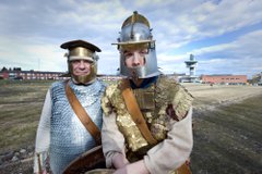 two Roman soldiers