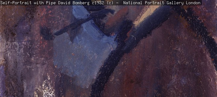 Self-Portrait with Pipe, David Bomberg, c.1932 © National Portrait Gallery, London