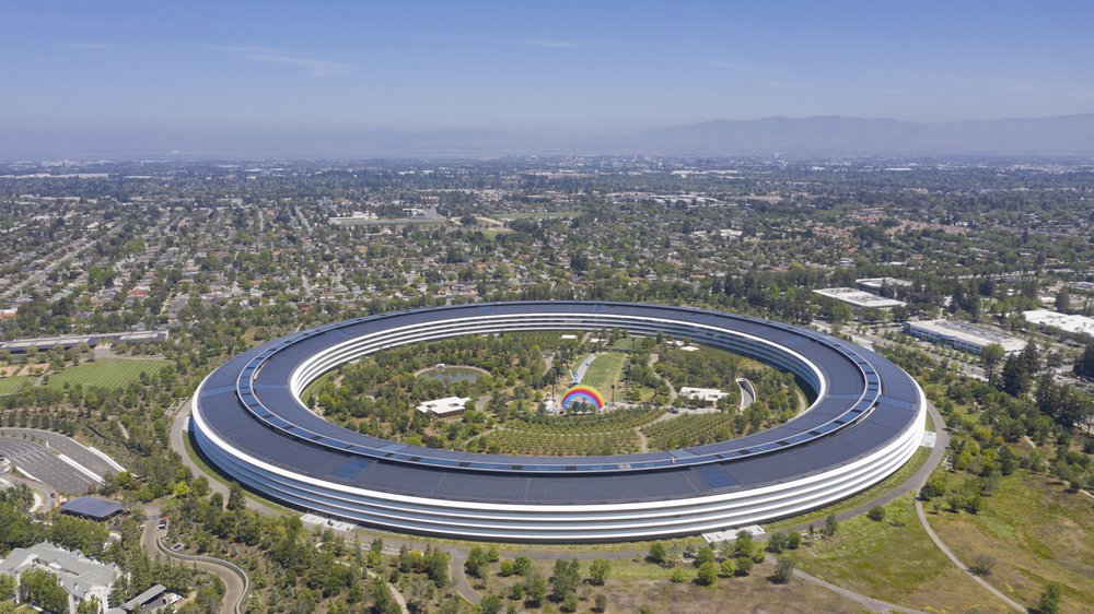 a large building shaped like a hoop