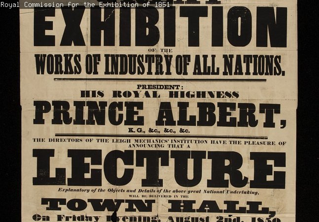 Great Exhibition 1851 original poster