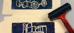 Train print making