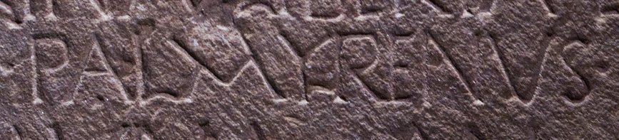 Regina tombstone Palmyria text