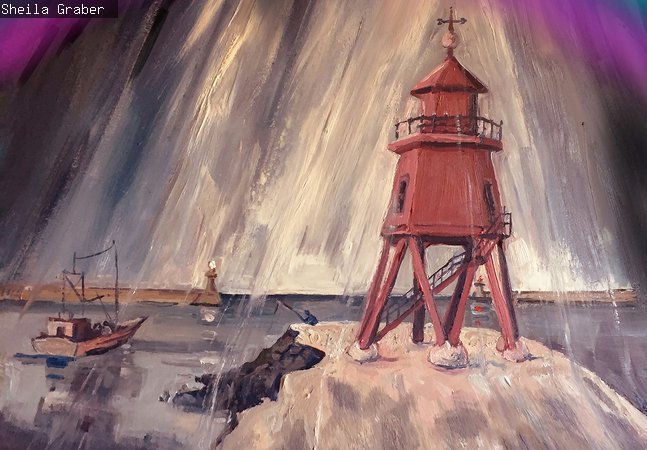 Herd Groyne painting.