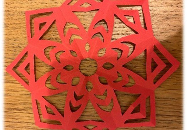 Red paper cutting