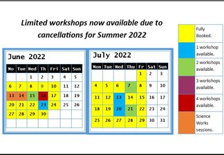 summer workshop availability