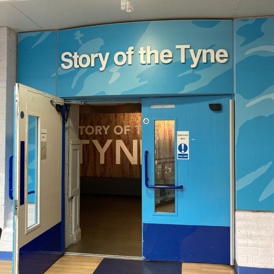 Entrance to a museum exhibition – Story of the Tyne Entrance to a museum exhibition – Story of the Tyne