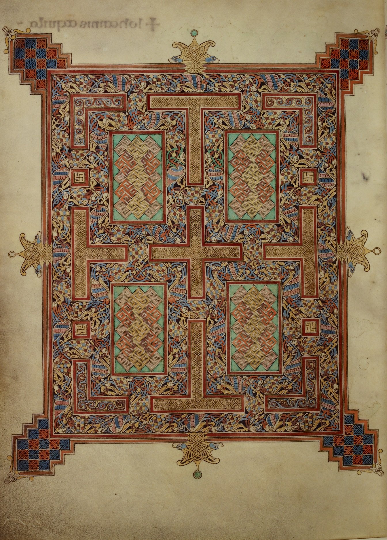 Lindisfarne Gospels carpet page