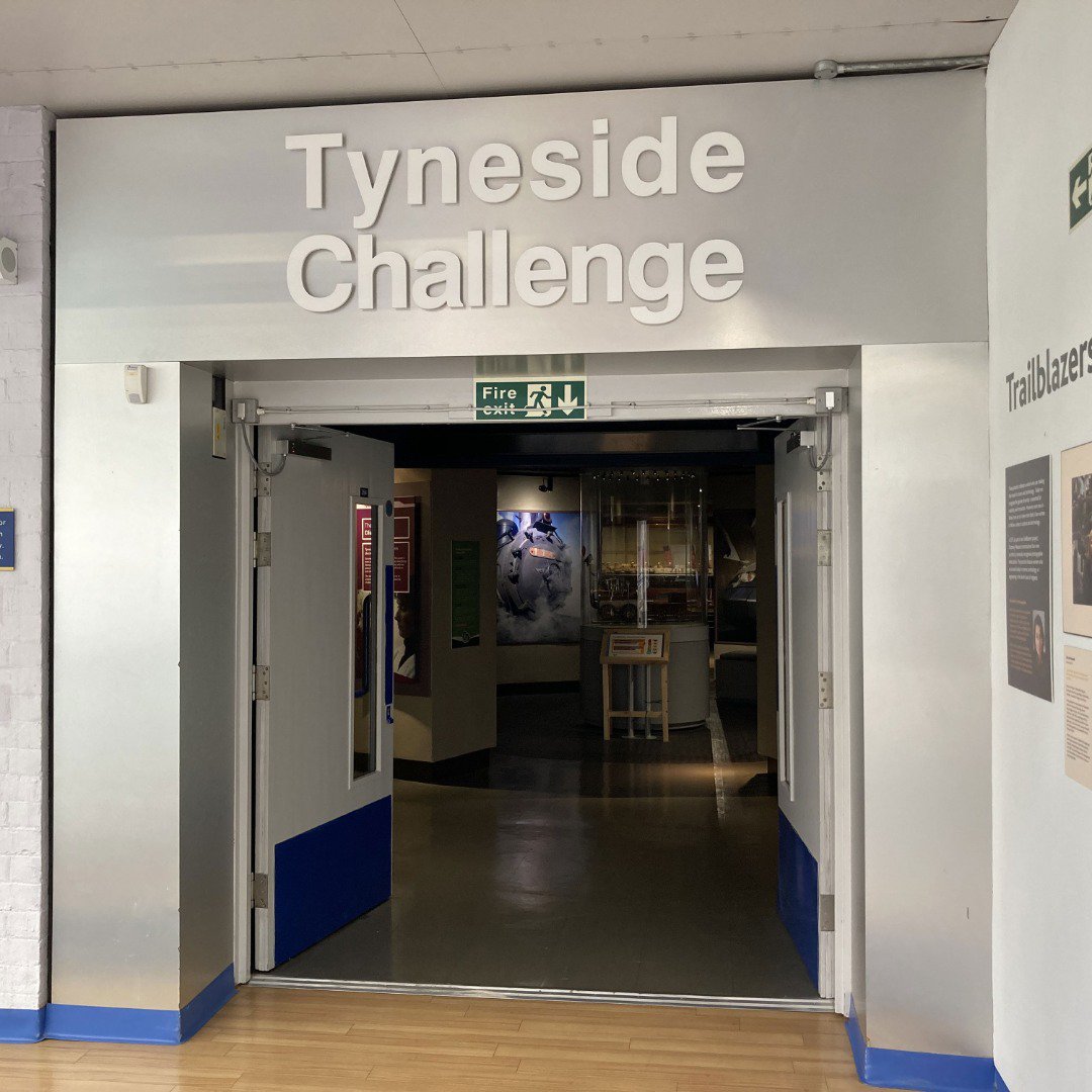 Entrance to a museum exhibition – Tyneside Challenge Entrance to a museum exhibition – Tyneside Challenge