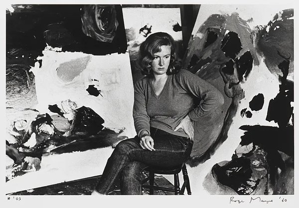 Gillian Ayres by Roger Mayne modern bromide print from original negative, 1960, Gillian Ayres by Roger Mayne modern bromide print from original negative, 1960,
