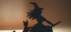 witch decoration silhouette 