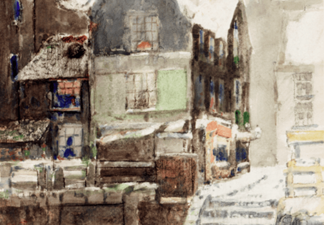 Comical Corner, South Shields.', by the artist George Edward Horton