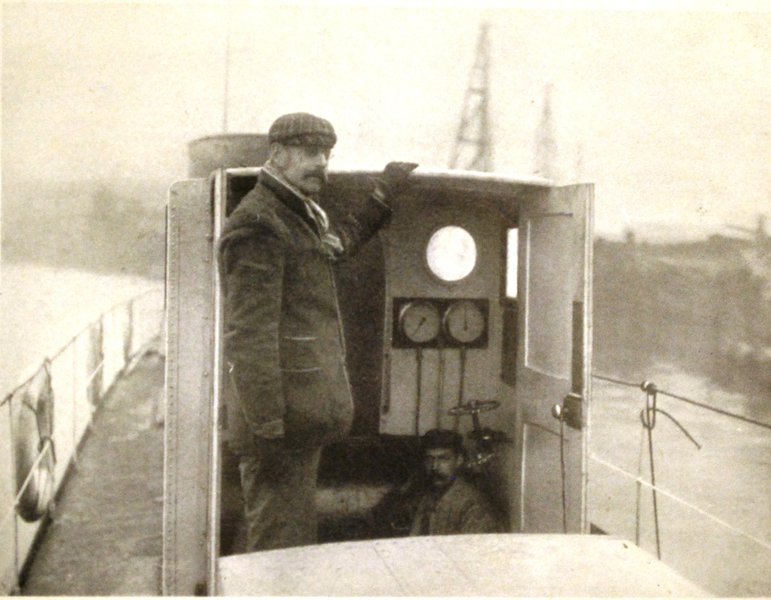 Parsons by the engine room controls
