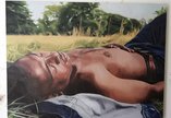 Mike Silva, Jason in Hyde Park, 2020. Oil on linen, 76 x 101 cm. Image courtesy of the artist and The Approach Gallery 