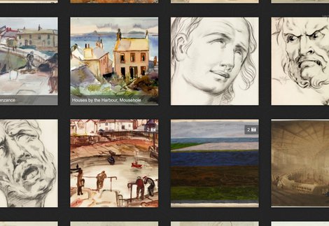 Various different paintings and sketches from the Tyne & Wear collections
