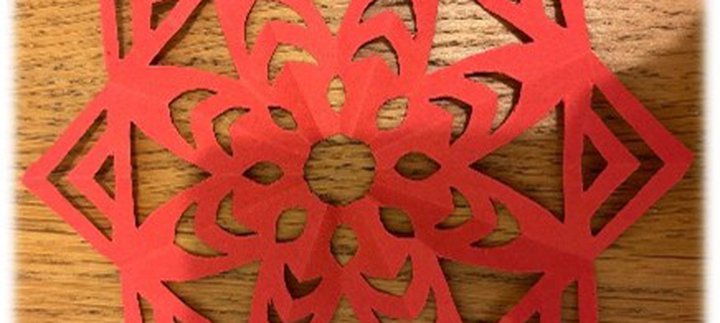 Red paper cutting