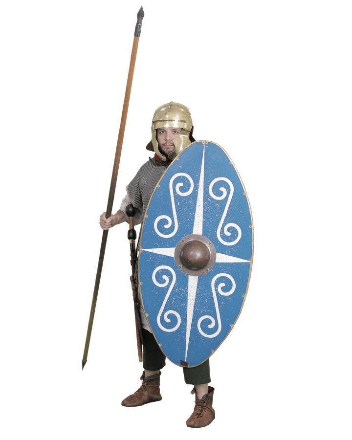 Man dressed as a Roman soldier