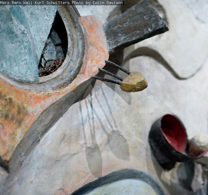 Merz Barn Wall, Kurt Schwitters © DACS 2018. Photo by Colin Davison.