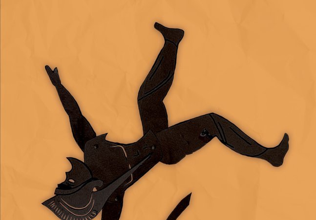 Poster includes a silhouette of a falling person and the words 'PSYCHE. Where does the soul go?'