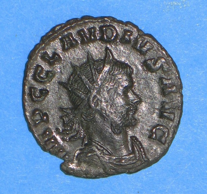 A Roman coin