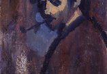 Self-Portrait with Pipe, David Bomberg, c.1932 © National Portrait Gallery, London